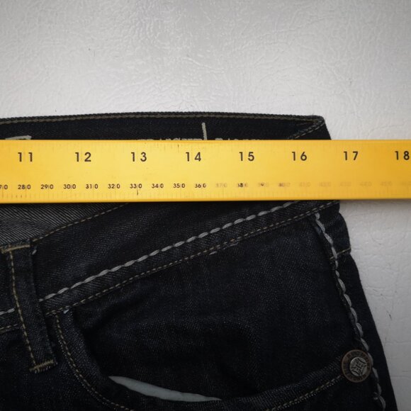 Ring of Fire Men's Size 33/32 Dark Wash Slim Straight Baldwin Ave. Jeans - Picture 12 of 14
